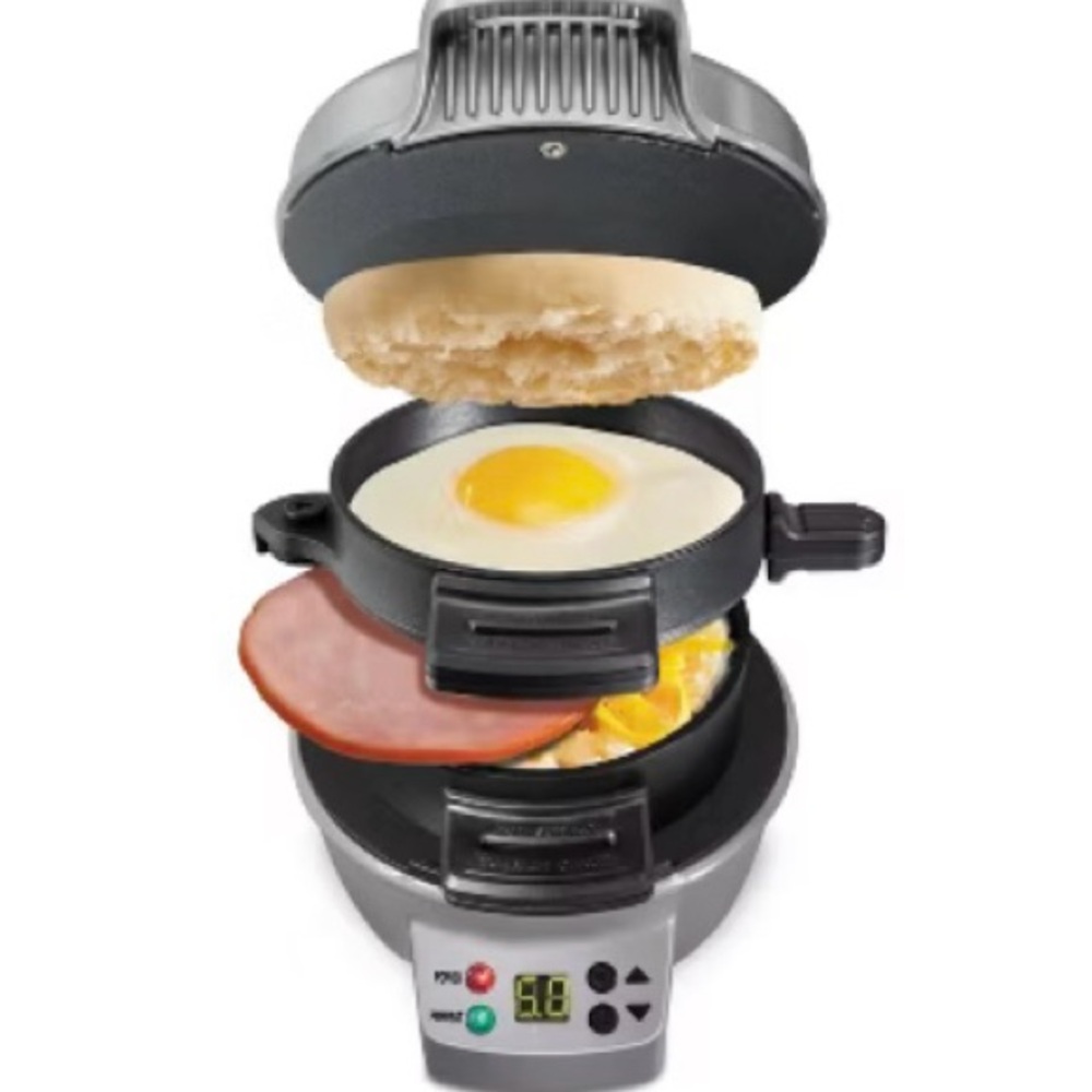 Hamilton Beach Black Multi-Layer Sandwich Maker